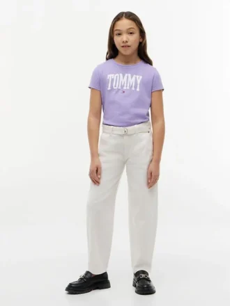 Tommy-Logo-T-Shirt für Kinder