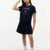 Tommy-Logo-T-Shirt mit Strasssteinen für Kinder