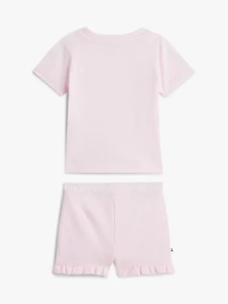 Tommy-Logo-T-Shirt- und Shorts-Set für Babys Tommy-Logo-T-Shirt- und Shorts-Set für Babys