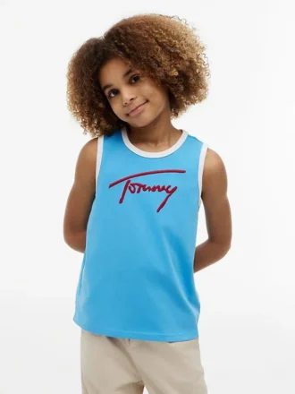 Tommy-Logo-Tanktop für Kinder