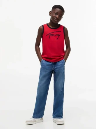 Tommy-Logo-Tanktop für Kinder