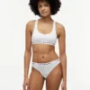 Tommy Logo Unlined Bralette Tommy Logo Unlined Bralette