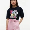 Tommy Puff Print T-Shirt für Kinder
