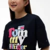 Tommy Puff Print T-Shirt für Kinder