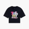 Tommy Puff Print T-Shirt für Kinder