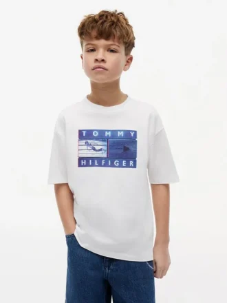 Tommy Surf Graphic T-Shirt für Kinder