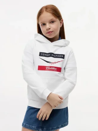Tommy x Cadillac F1® Team Chevron Hoodie für Kinder