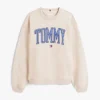 Varsity Tommy Logo Rundhals-Sweatshirt