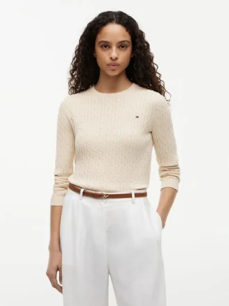 Zopfmuster-Pullover Zopfmuster-Pullover