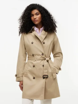 Zweireihiger Trenchcoat mit Gürtel Zweireihiger Trenchcoat mit Gürtel